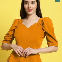 Metronaut Women Pack Of 2 Sweetheart Neck Crop Top-image-88
