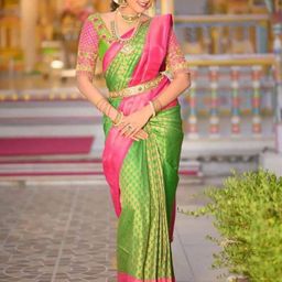 Rujave Woven Design Zari Art Silk Kanjeevaram Saree-image-77