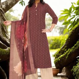 Anouk Women Regular Kurta with Palazzos & With Dupatta-image-40