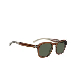 Hugo Boss Men Green Lens & Brown Rectangle Sunglasses with-picture-26