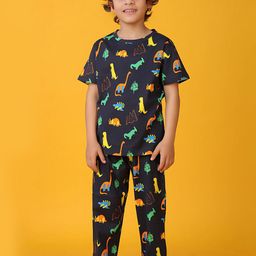 YK Boys Printed Pure Cotton Night suit-picture-41