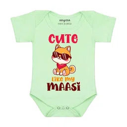 Arvesa Cute Like My Maasi Printed Bodusuit-image-19