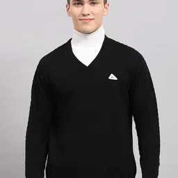 Monte Carlo Men Self Design Pullover-image-86