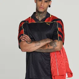 Puma Road To Unity Printed Relaxed Fit Short Sleeve Football Jersey-image-79