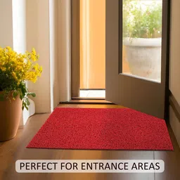 Myntra Elegant Homes Red Water-Absorbing Rectangular Large Doormat image 2
