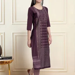 Anouk Rustic Pack Of 2 Printed Round Neck Kurtas image 4