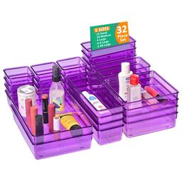 Kuber Industries Purple Set of 6 Regular Makeup Organiser Organisers-52