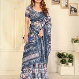 MORDEN MUSE Women Batik Printed Saree-picture-47