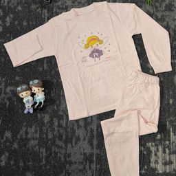 Zankhi Kids-Unisex Pink Pure Cotton Clothing Set-image-60