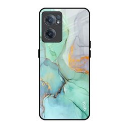 QRIOH Green Marble Printed OnePlus Nord CE 2 Back Case-picture-21