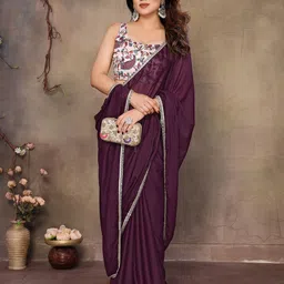 AMRUTKALA SAREES Sequinned Banarasi Saree-30