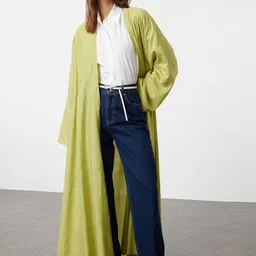 Trendyol Open Front Longline Shrug-image-21