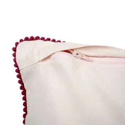 Ratan Cart Pink Set of 2 Square Cushion Covers image 4