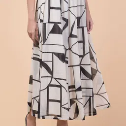 Hive91 Printed Flared Maxi Skirt image 3