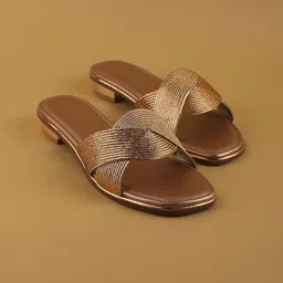Anouk Women Open Toe Flats with Laser Cuts-image-14