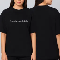 SZN Women Typography Printed T-shirt-picture-29