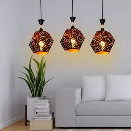GAUVIK Black Printed Ceiling Lamp-image-74