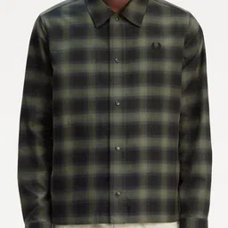 Fred Perry Men Checked Casual Cotton Shirt-picture-12