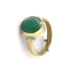 GenZcomplex Gold-Plated Brass Finger Ring-image-63