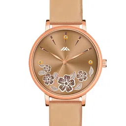 DOUBLERUN Women Dial & Leather Straps Analogue Multi Function Watch H05NMT-519-53