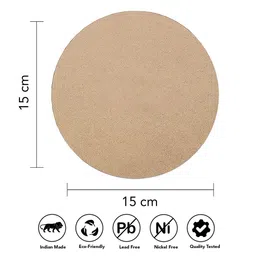 Tinker Squad 6 Pcs Round Pine Wood MDF Art & Craft Boards image 4
