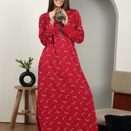 Sweet Dreams Printed Maxi Nightdress-image-17