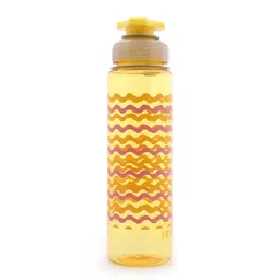HOOM Yellow & Mustard Single Tritan Printed Water Bottle-image-67