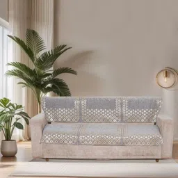BREVARD Green Embroidered Other Sofa Cover-image-77