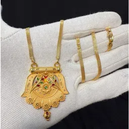 Anshenterpris Women Gold-Plated Pendants with Chains-picture-1