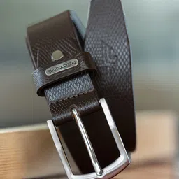 Red Tape Men Textured Leather Formal Belt-9