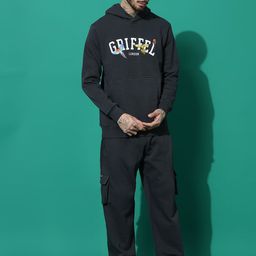 GRIFFELMen Printed Hooded Mid-Rise Tracksuits-picture-33