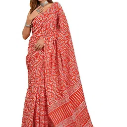 Craft Musium Abstract Printed Pure Cotton Saree-picture-30