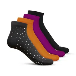 TalkingSox Pack Of 4 Moisture Wicking Bamboo Ankle Length Socks-image-36