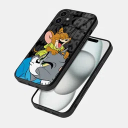 macmerise Cartoon Characters Printed iPhone 16 Bumper Case Mobile Accessories-5