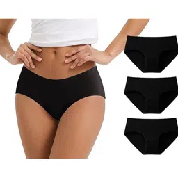 Diving Deep Women Pack of 3 Cotton Hipster Briefs-picture-50