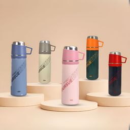 YK Green Single Stainless Steel Printed Water Bottle-picture-19