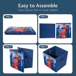 Kuber Industries Navy Blue Set of 1 Regular Multi-Utility Organisers image 3
