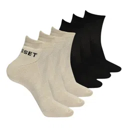 CRUSSET Men Pack Of 6 Bamboo Ankle Length Socks-image-52