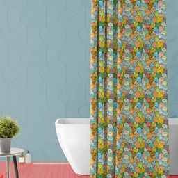 ArtzFolio Single Piece Waterproof Polyester Shower Curtain-image-97