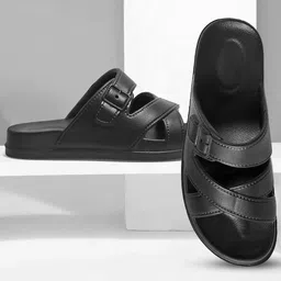 TOMSY CHOICE Men Open Toe Flats with Buckles-18