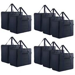 Aura Navy Blue 10 Pieces Multi-Utility Organisers with Handle-50