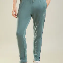 Octave Men Cotton Mid-Rise Track Pants-image-20