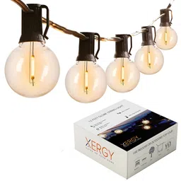 XERGY White Moon Shape String Lights-2