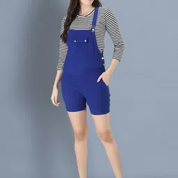 CORSICA Striped Pinafore Dress-image-37