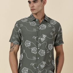 Thomas Scott Men Embroidered Regular Fit Casual Shirt-image-71