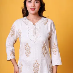 69 FASHION STREET Women Embroidered Ethnic Print Print Top-picture-6
