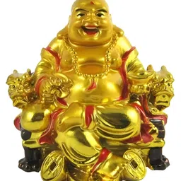 PICKARTME Gold-Toned Fengshui Idol Showpiece-55