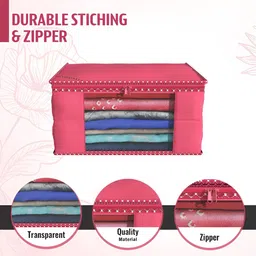 Aura Pink Set of 4 Regular Multi-Utility Organisers image 5