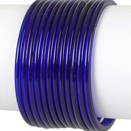 KOTTIAR CREATIONS Set Of 12 Glass Bangle-16