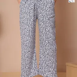 TAG 7 Pack Of 2 Printed Cotton Mid-Rise Lounge Pants-image-6